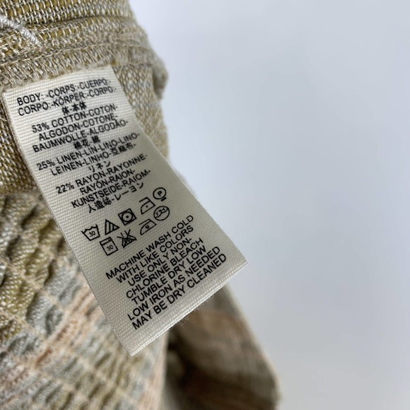 Free People Moonlight Pull On Pants Women’s Size Large Palazzo Pants Linen Blend - Picture 7 of 7